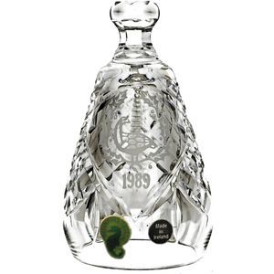 Waterford Crystal Bell 12 Days of Christmas 6 Geese Laying 1989 Glass Art Decor